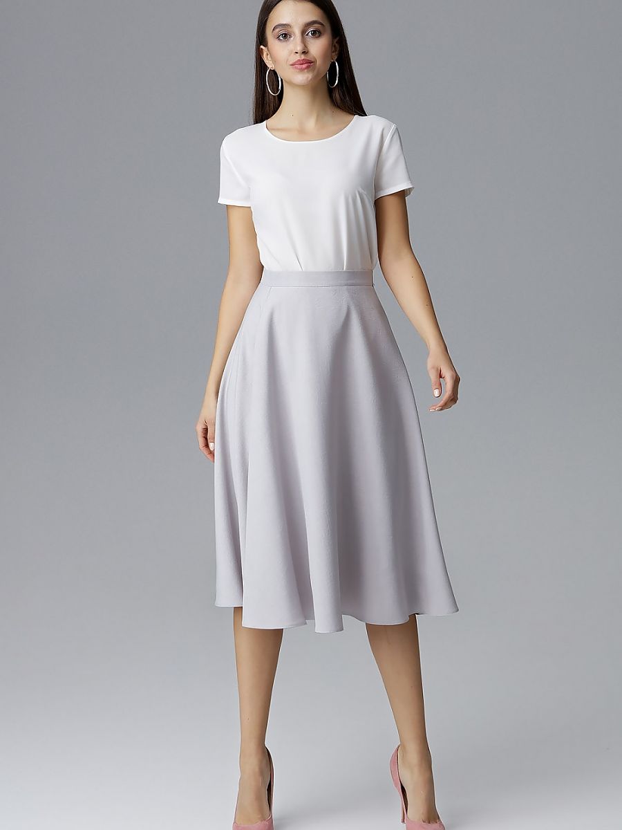 Jupe évasée Figl ceinturée – Élégance et confort au quotidien