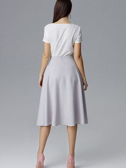 Jupe évasée Figl ceinturée – Élégance et confort au quotidien